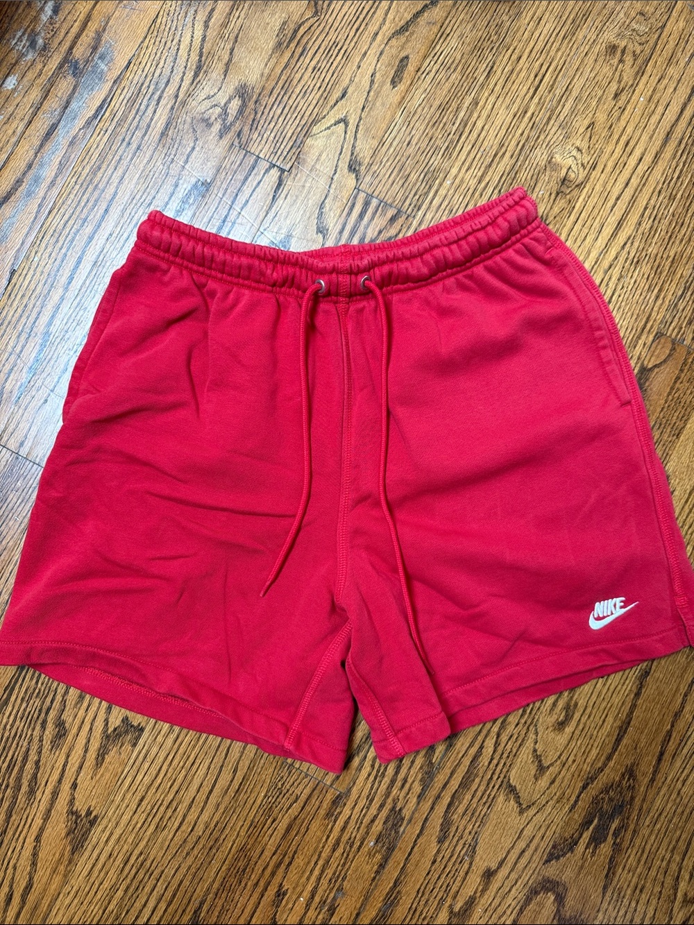 Nike Men's Sportswear Club Fleece shorts in red